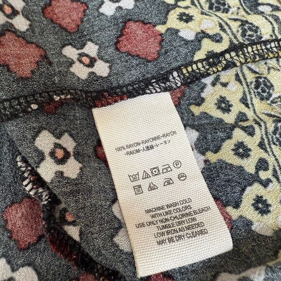 Free People Charlotte Tunic Tank top blouse low cut size XS - Picture 6 of 8